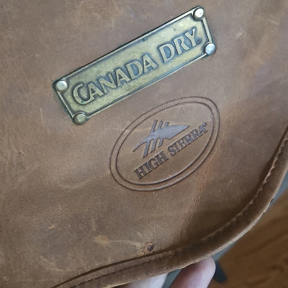 Vintage High Sierra Leather & Canvas Garment Weekender Bag – Carry-On Nwt